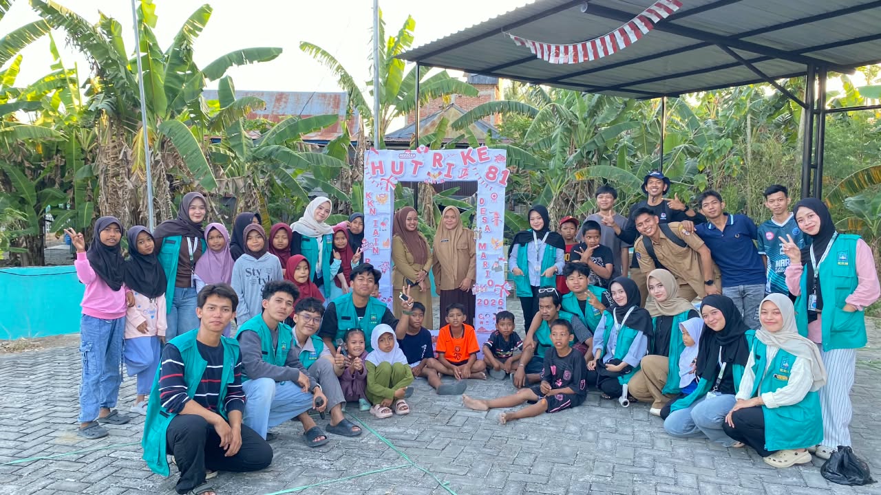 Semarak Kemerdekaan HUT ke-81 RI, KKN IAIN Parepare Posko 73 Gelar Festival Lomba di Desa Mario